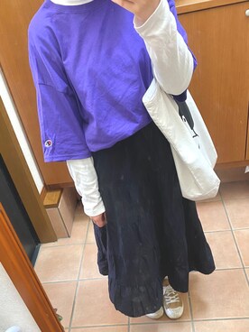 「Noritakeのアイテム」を使った、ぽさん（レディース・161cm）の春コーディネート