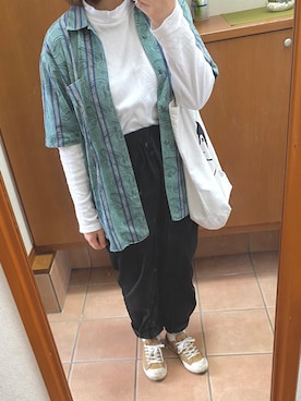 「Noritakeのアイテム」を使った、ぽさん（レディース・161cm）の春コーディネート