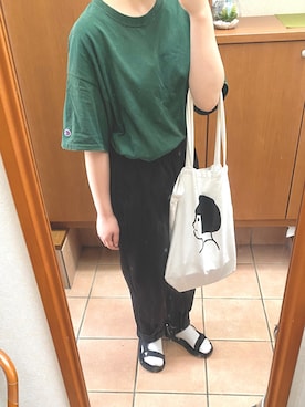 「Noritakeのアイテム」を使った、ぽさん（レディース・161cm）の夏コーディネート