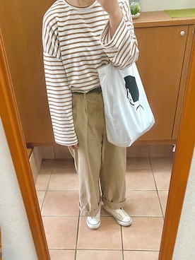 「Noritakeのアイテム」を使った、ぽさん（レディース・161cm）の夏コーディネート