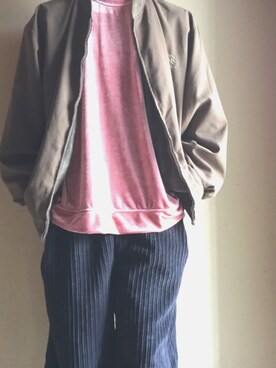 「東洋エンタープライズ（トーヨーエンタープライズ）のアイテム（スウェット）」を使った、ko-sukeさん（メンズ・180cm）の冬コーディネート