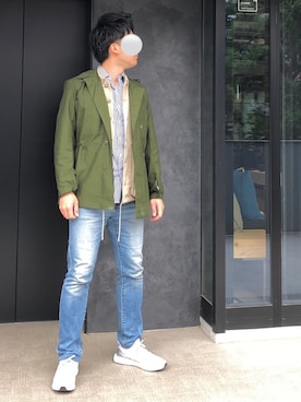 Chrisさん（メンズ・181cm）の春コーディネート