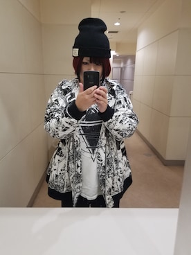 「PARADOX（パラドックス）のアイテム（トップス）」を使った、純(にゃむきゅん)👾さん（レディース・159cm）の秋コーディネート