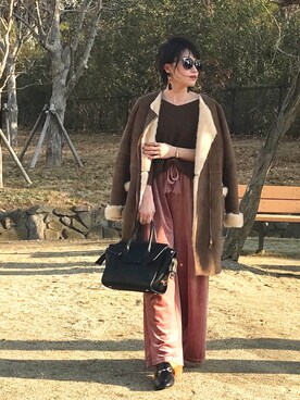 Saako…☺︎♡さん（レディース・155cm）の冬コーディネート