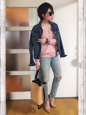 Saako…☺︎♡さん（レディース・155cm）の春コーディネート