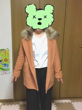 momoさん（レディース・151cm）の冬コーディネート