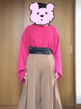 momoさん（レディース・151cm）の春コーディネート