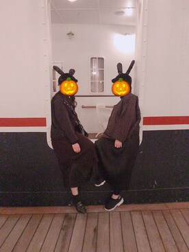 「PLEATS PLEASE（プリーツプリーズ）のアイテム（ジャケット/アウター）」を使った、ふたばさん（レディース・158cm）の秋コーディネート