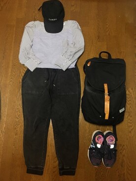 「rasox（ラソックス）のアイテム（ソックス/靴下）」を使った、うりさん（レディース・156cm）の春コーディネート