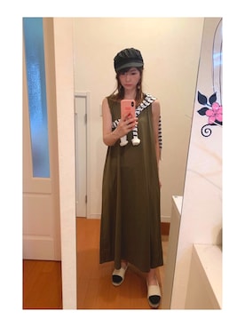 「salut!（サリュ!）のアイテム（アクセサリー）」を使った、なナさん（レディース・158cm）の夏コーディネート