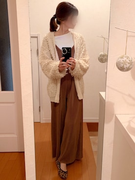 「SpRay PREMIUM（スプレイプレミアム）のアイテム（ニット/セーター）」を使った、なナさん（レディース・158cm）の秋コーディネート