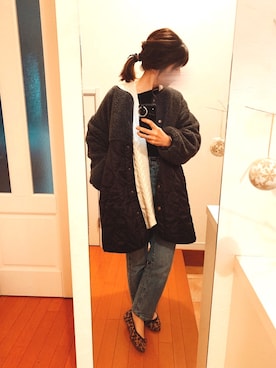 「e.r.g*（イーアールジー）のアイテム」を使った、なナさん（レディース・158cm）の冬コーディネート