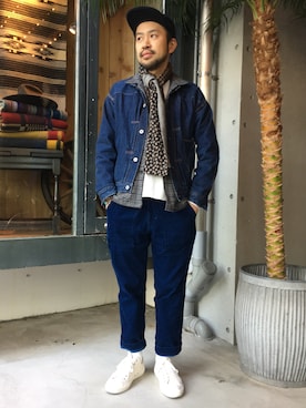「KENNETH FIELD」｜Ikuo Mitaniさん（メンズ・171cm）の秋コーディネート