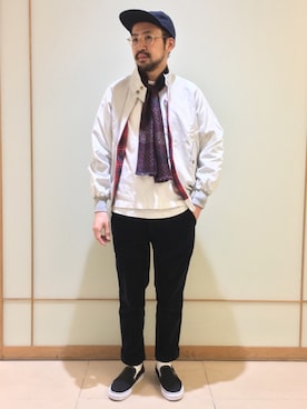 「KENNETH FIELD」｜Ikuo Mitaniさん（メンズ・171cm）の春コーディネート
