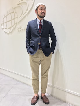 「KENNETH FIELD」｜Ikuo Mitaniさん（メンズ・171cm）の春コーディネート