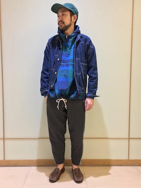 「KENNETH FIELD」｜Ikuo Mitaniさん（メンズ・171cm）の春コーディネート
