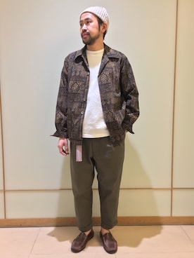 「RANCOURT（ランコート）のアイテム」を使った、Ikuo Mitaniさん（メンズ・171cm）の春コーディネート