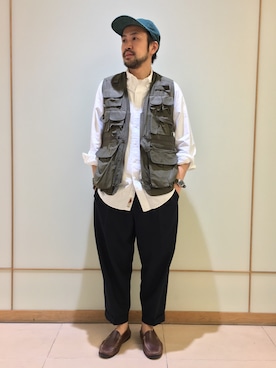 「KENNETH FIELD」｜Ikuo Mitaniさん（メンズ・171cm）の春コーディネート
