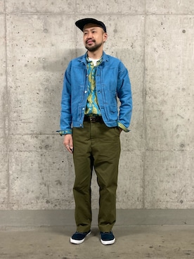 「KENNETH FIELD」｜Ikuo Mitaniさん（メンズ・171cm）の春コーディネート