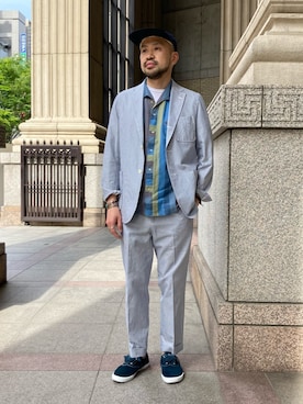 「Sperry Top-Sider（スペリートップサイダー）のアイテム」を使った、Ikuo Mitaniさん（メンズ・171cm）の春コーディネート