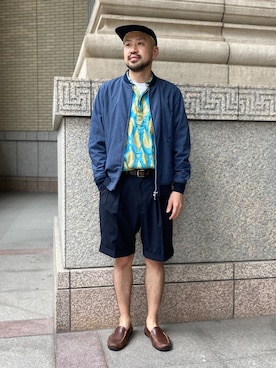 「KENNETH FIELD」｜Ikuo Mitaniさん（メンズ・171cm）の春コーディネート