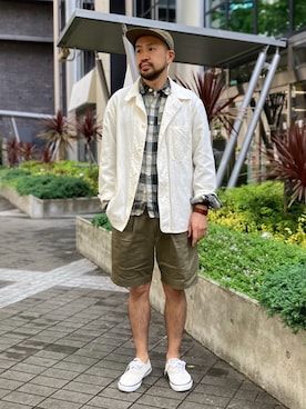 「KENNETH FIELD」｜Ikuo Mitaniさん（メンズ・171cm）の春コーディネート