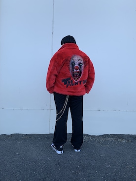 「doublet（ダブレット）のアイテム（その他アウター）」を使った、0525さん（メンズ・174cm）の冬コーディネート