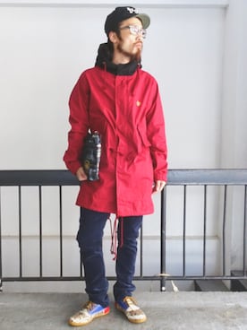 「ALDIES（アールディーズ）のアイテム（モッズコート）」を使った、りょうさん（メンズ・171cm）の冬コーディネート