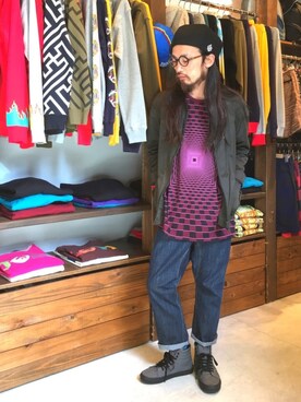 「WEAR昭和部」｜「アイテム（ブルゾン）」を使った、りょうさん（メンズ・171cm）の春コーディネート