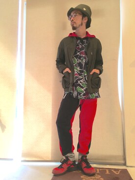 「WEAR昭和部」｜「アイテム（ブルゾン）」を使った、りょうさん（メンズ・171cm）の春コーディネート