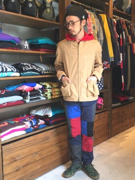 「WEAR昭和部」｜「アイテム（ブルゾン）」を使った、りょうさん（メンズ・171cm）の春コーディネート