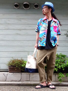りょうさん（メンズ・171cm）の夏コーディネート