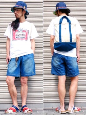 りょうさん（メンズ・171cm）の夏コーディネート