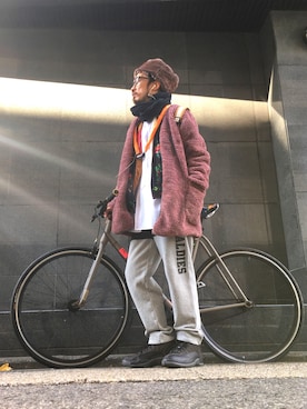 「WEAR昭和部」｜「アイテム（ブルゾン）」を使った、りょうさん（メンズ・171cm）の冬コーディネート