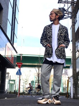 りょうさん（メンズ・171cm）の冬コーディネート