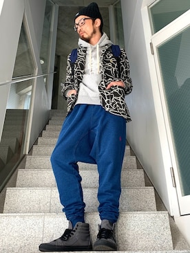 りょうさん（メンズ・171cm）の冬コーディネート