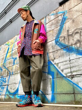 「ALDIES（アールディーズ）のアイテム（ブルゾン）」を使った、りょうさん（メンズ・171cm）の冬コーディネート