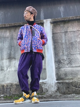 「ALDIES（アールディーズ）のアイテム（ブルゾン）」を使った、りょうさん（メンズ・171cm）の冬コーディネート