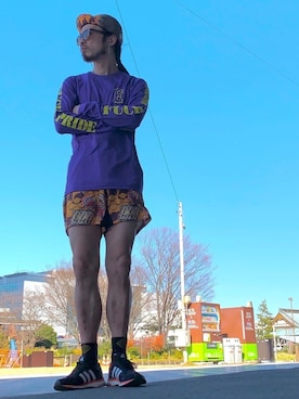 「ELDORESO（エルドレッソ）のアイテム（帽子）」を使った、りょうさん（メンズ・171cm）の冬コーディネート