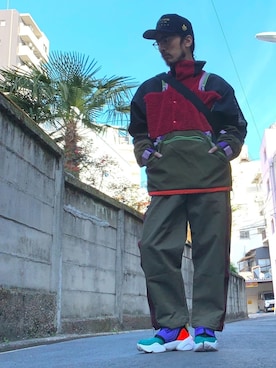 「ALDIES（アールディーズ）のアイテム（その他アウター）」を使った、りょうさん（メンズ・171cm）の冬コーディネート
