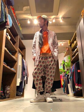 「ELDORESO（エルドレッソ）のアイテム（帽子）」を使った、りょうさん（メンズ・171cm）の冬コーディネート