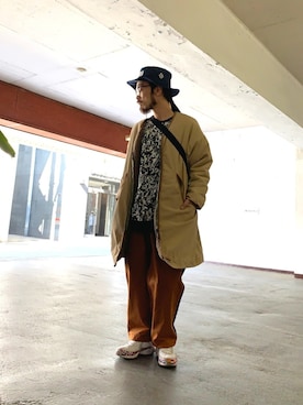 「ALDIES（アールディーズ）のアイテム（その他アウター）」を使った、りょうさん（メンズ・171cm）の冬コーディネート