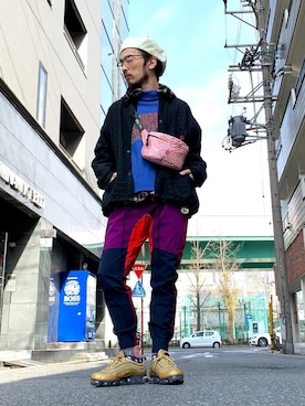 「ALDIES（アールディーズ）のアイテム（その他アウター）」を使った、りょうさん（メンズ・171cm）の冬コーディネート