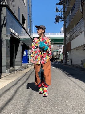 「ウェストポーチ」｜りょうさん（メンズ・171cm）の春コーディネート