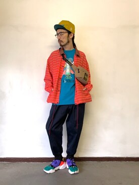 「ALDIES（アールディーズ）のアイテム（その他アウター）」を使った、りょうさん（メンズ・171cm）の春コーディネート