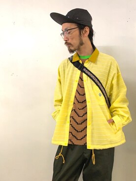 「ALDIES（アールディーズ）のアイテム（その他アウター）」を使った、りょうさん（メンズ・171cm）の春コーディネート