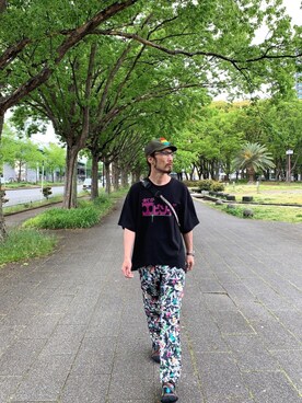 「ELDORESO（エルドレッソ）のアイテム（帽子）」を使った、りょうさん（メンズ・171cm）の春コーディネート