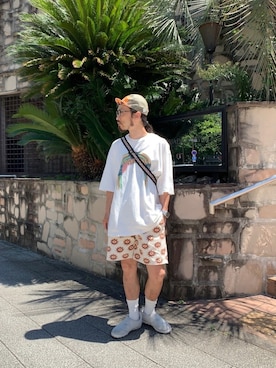 「ELDORESO（エルドレッソ）のアイテム（帽子）」を使った、りょうさん（メンズ・171cm）の秋コーディネート