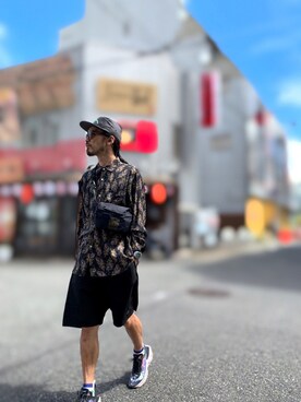 「ウェストポーチ」｜りょうさん（メンズ・171cm）の秋コーディネート
