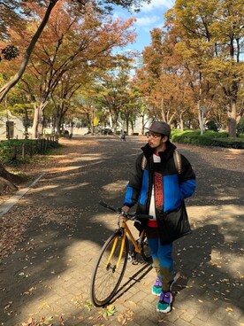 「ALDIES（アールディーズ）のアイテム（その他アウター）」を使った、りょうさん（メンズ・171cm）の秋コーディネート